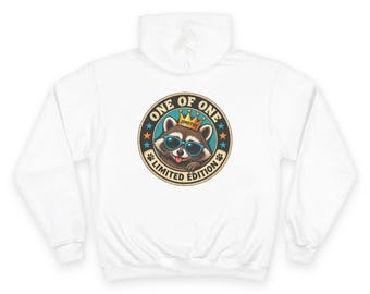 Jimothy the Raccoon Hoodie "One of One" - Champion Unisex Hoodie