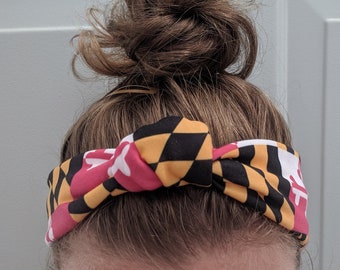 Top Knot Stretch Headband - Maryland, Nightmare before Christmas, Harry Potter, Marvel, Frozen, SpongeBob, Coffee, Super Mario, Baby Yoda