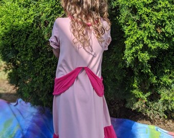 princess peach pajama dress Princess Peach Long Sleeve 4-Piece Girl's Pajama Set