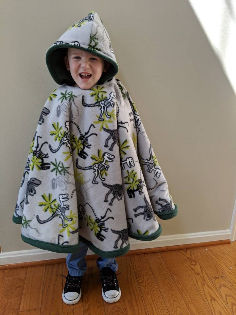 Toddler & Kids Snuggie Car Seat Poncho Cape with Hood Etsy