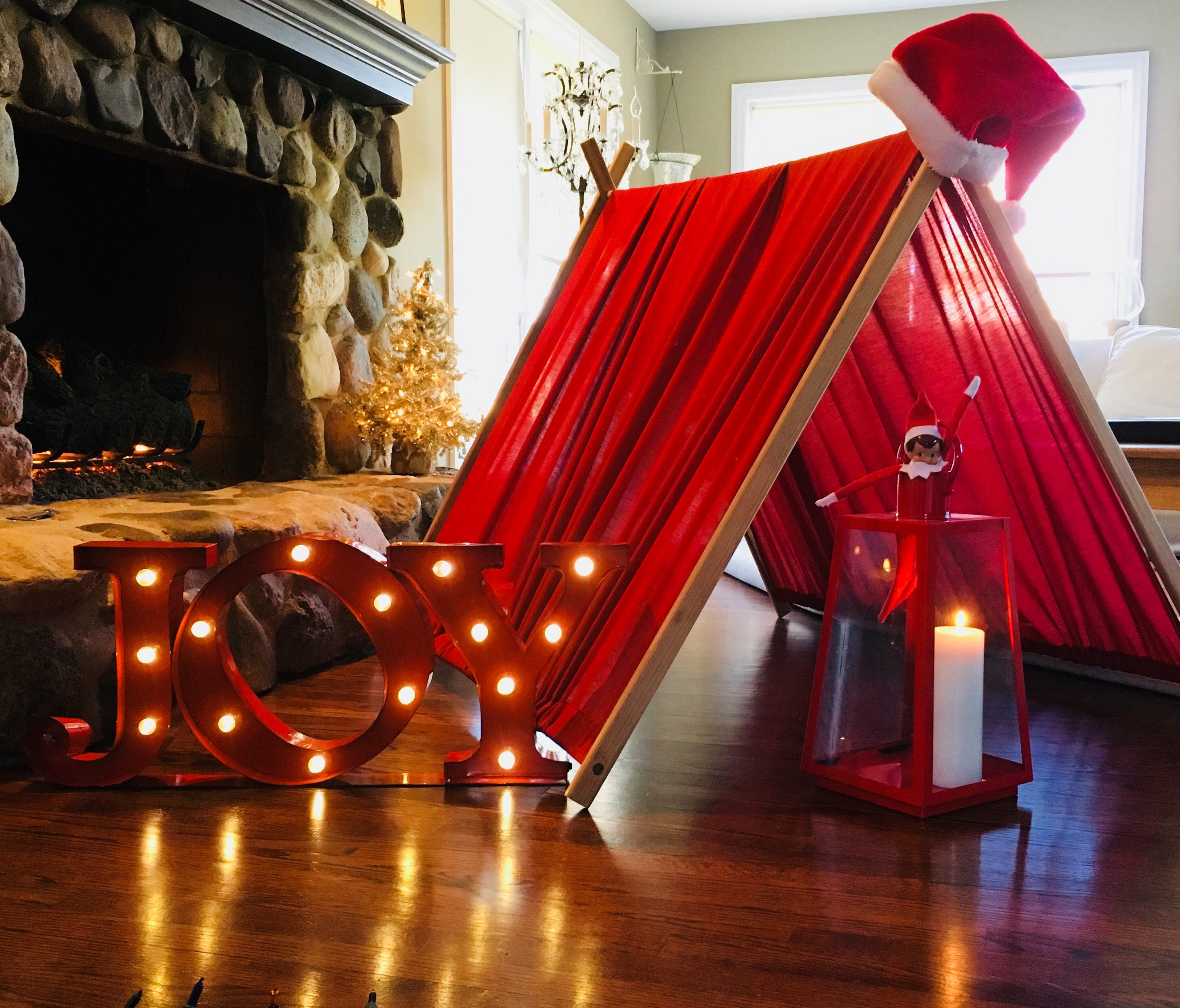 10 Christmas Tents kids Christmas Red Tents Christmas Etsy