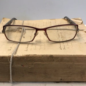 Vintage CAZAL 4183 Red Rx Eyeglasses Titanium Frames 54[]16-130 Germany