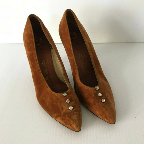 Vintage H\u0026M RAYNE Rust Velvet 