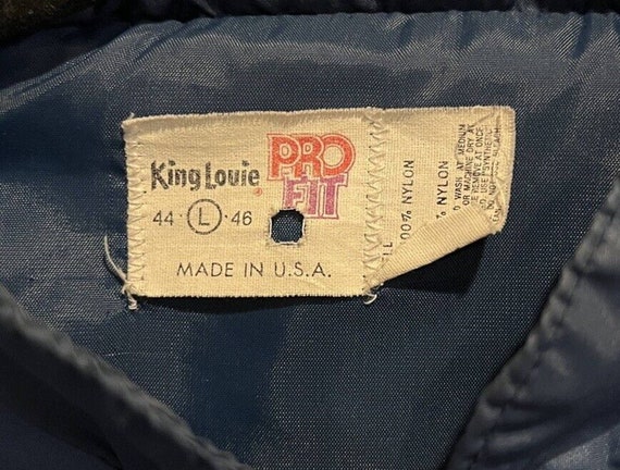 Vintage KING LOUIE Full Zip Jacket Pro Fit Union … - image 6