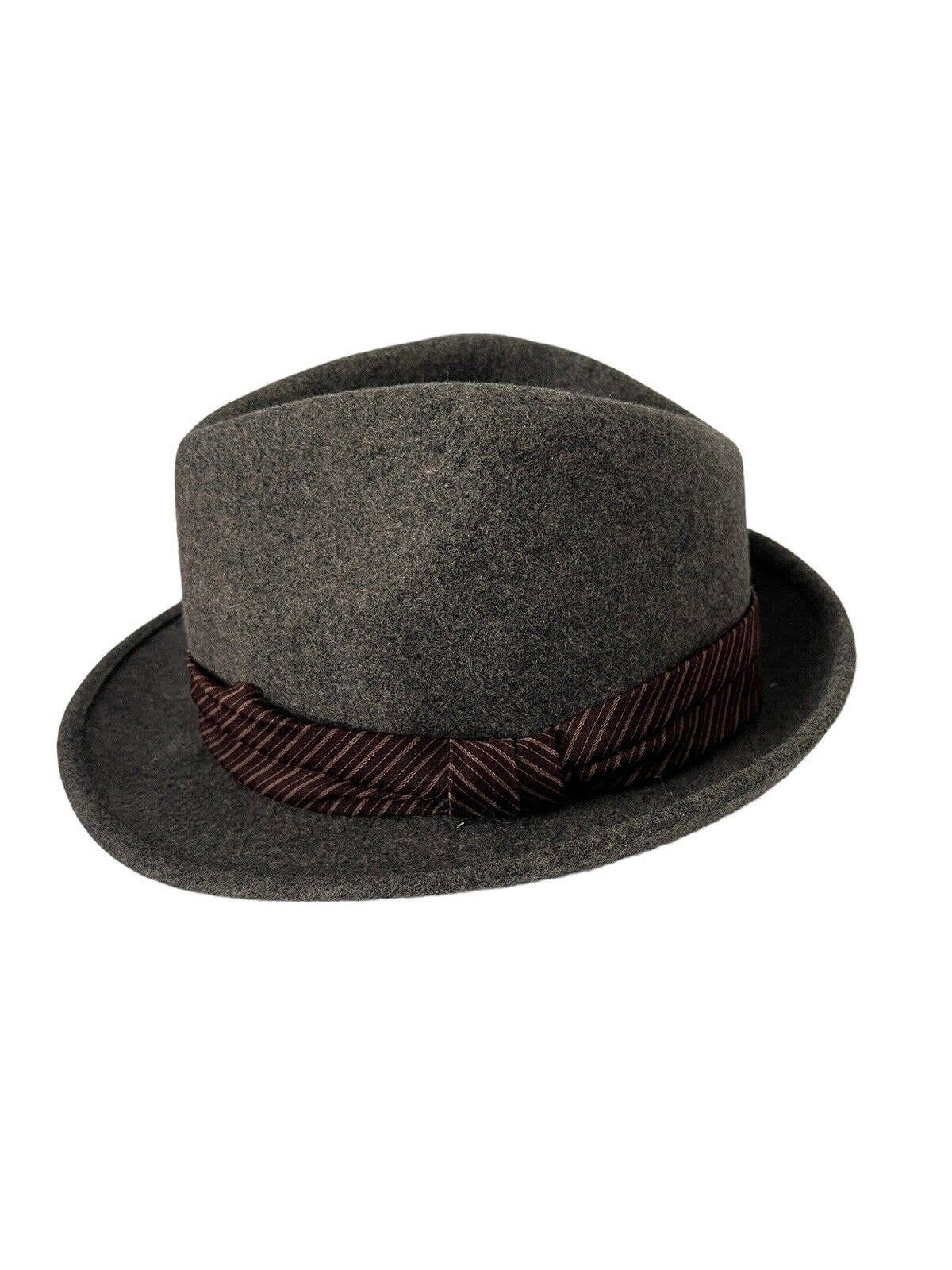 Goorin Bros 100% wool black fedora size M Goorin Bros Brothers Black 100% Wool County Line Fedora Size  main image 3