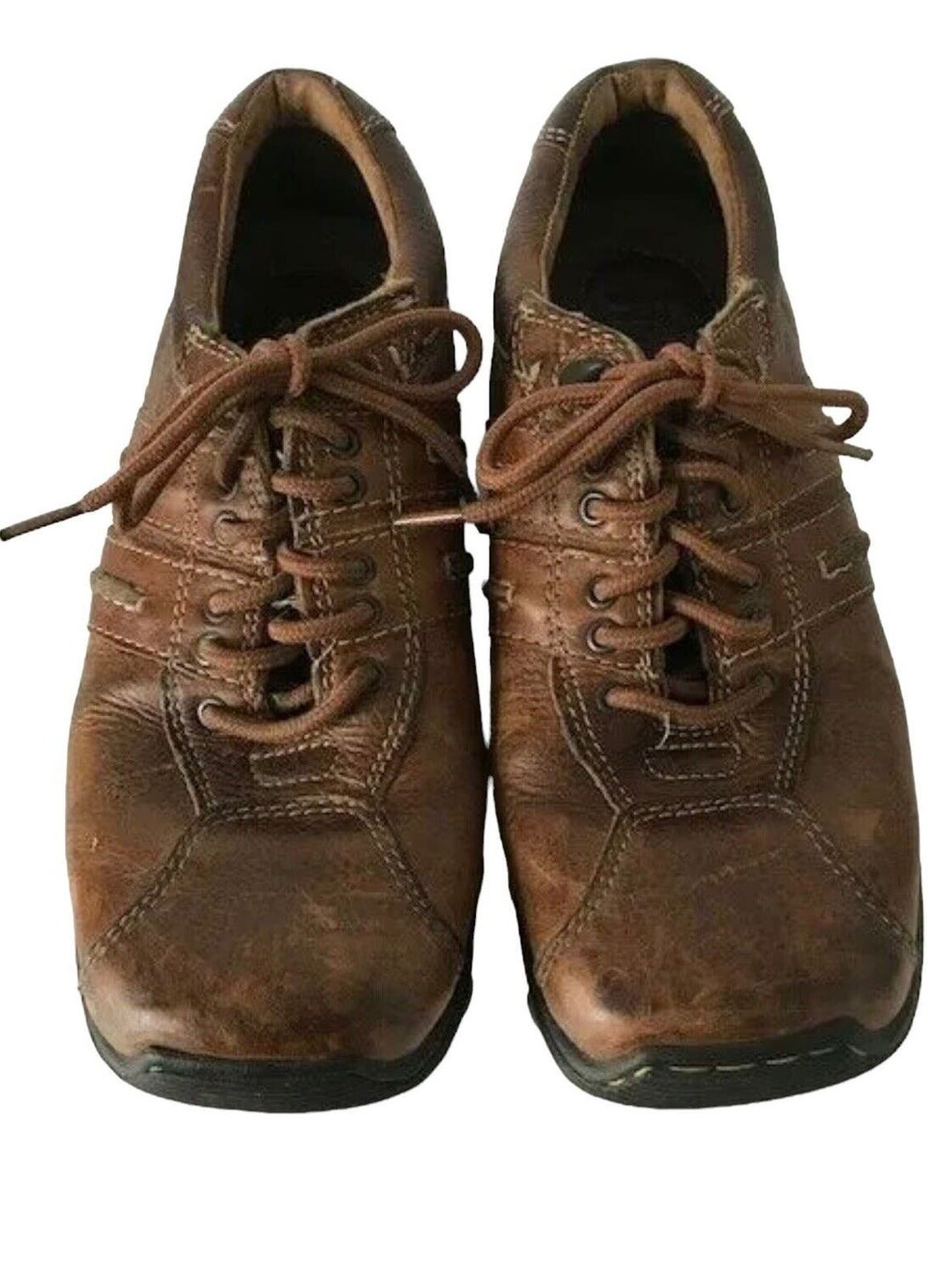 DR. MARTENS Doc 8A99 Shoes Brown 6 Eye Lace-up Oxfords Mens 