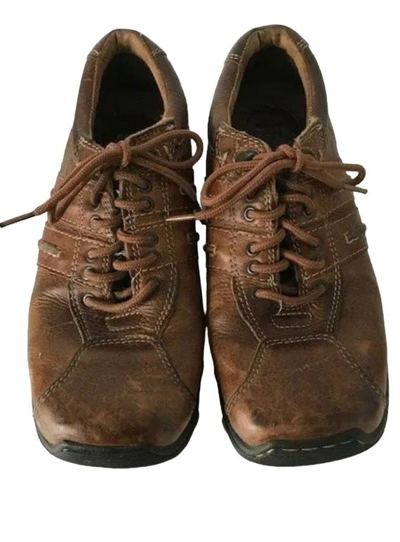 DR. MARTENS Doc 8A99 Shoes Brown 6 Eye Lace-Up Oxf