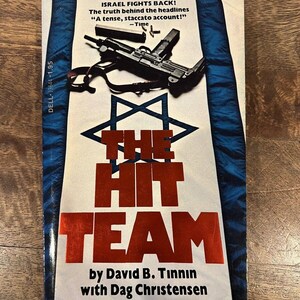 THE HIT TEAM by David B. Tinnin Vintage Paperback 1977