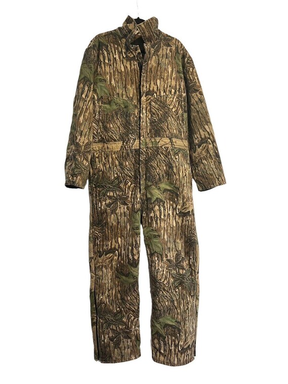 Vintage CABELAS Mens Coveralls Quilted Realtree Camo … Gem