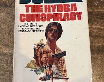 THE HYDRA CONSPIRACY (Butler #1) by Philip Kirk Vintage Paperback Sexpionage Spy