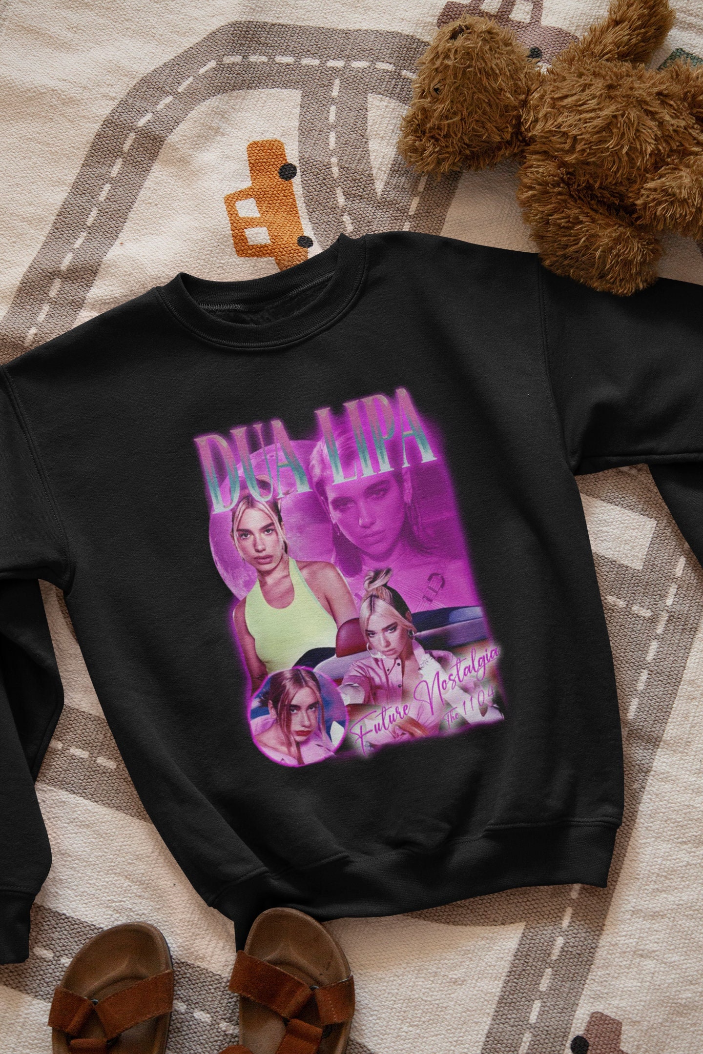 Discover Dua Lipa, Music Tour Sweatshirt, Dua Lipa Sweatshirt, Gift for Dua Lipa Fan, Future Nostalgia Tour 2022