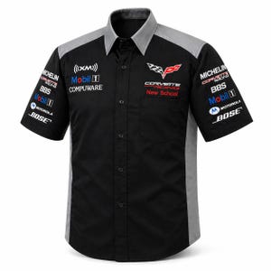 Corvette C6 Compuware Embroidered Crew Shirt  Black Any Size  XXS =  5XL