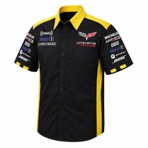 Corvette C6 Compuware Embroidered Crew Shirt  Any Size  XXS =  5XL