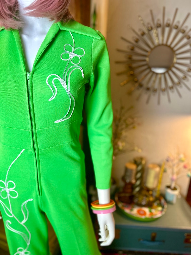 1970s Silver Arrows Jumpsuit by Frederick's of Hollywood | S/M