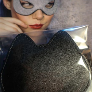 Augenklappe Black Cat Katze Leder Cosplay - Etsy.de