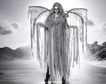 Fallen Angel Couple costume, Witch costume,Larp costume, demon costume,larp cosplay, costume, warrior costume, demon costume