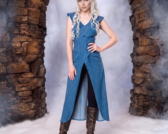 Daenerys Costume, Game of Thrones cosplay, GOT outfit, woman Halloween costume, cosplay costume, Medieval dress, elven costume