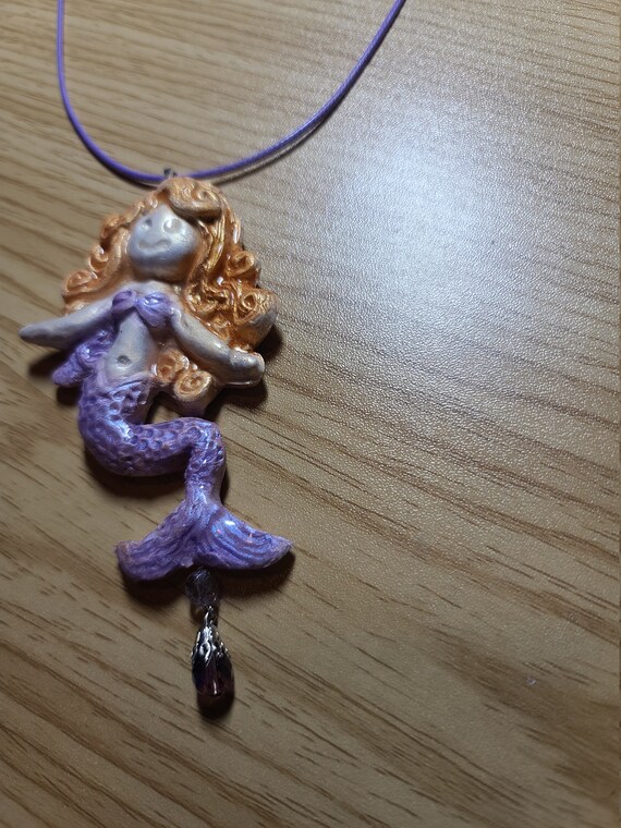 Mermaid 2024 pendant etsy