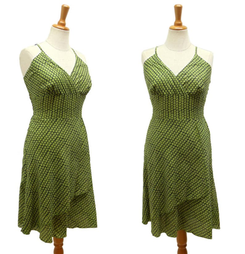 Summer dress DORA dress kissagato dark green green carrier dress S M L image 3