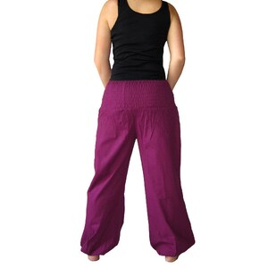 Pluderhose 100 cm Pump pants Yoga pants lilac kissagato SHORT SIZE image 4