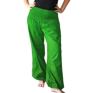 Pluderhose 100 cm Pumphose Yoga Pants apple green kissagato SHORT SIZE image 3