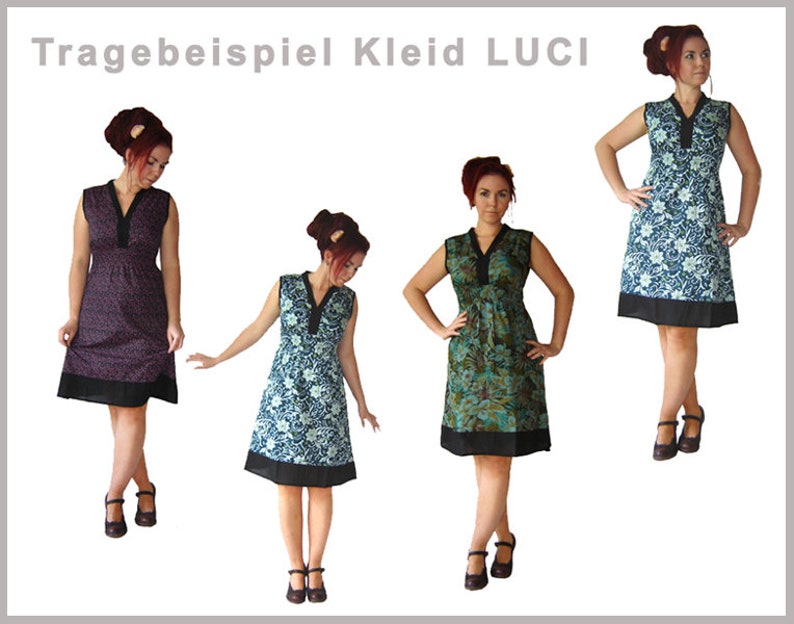 Cotton dress dress LUCI knee length tunic brown white kissagato S M L case dress A-line image 5
