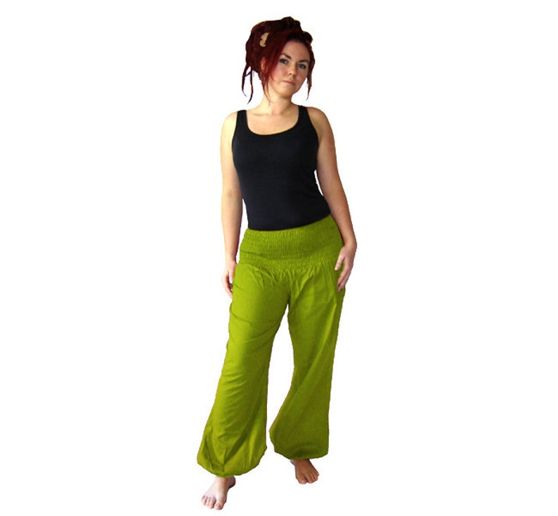 Harem trousers Pumphose Yoga trousers Olive Kissagato image 4