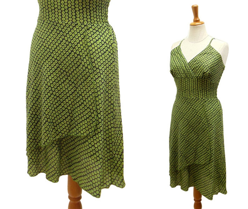 Summer dress DORA dress kissagato dark green green carrier dress S M L image 2