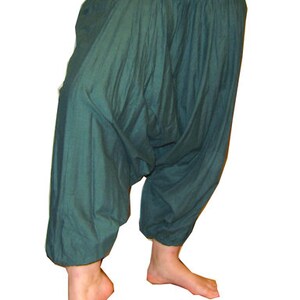 Harem pants Pluderhose Pumphose Sarouelhose Yoga petrol blue kissagato image 2