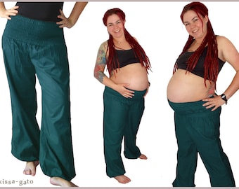 Harén pantalones yoga pantalones pantalones de maternidad smart de gasolina kissagato