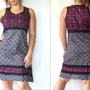 Dress MARIT purple blackberry gray tunic summer dress kissagato S M L XL image 3