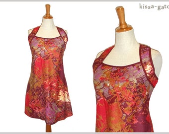 Tunic dress LAISA batik dark red Kissagato top S M L XL top