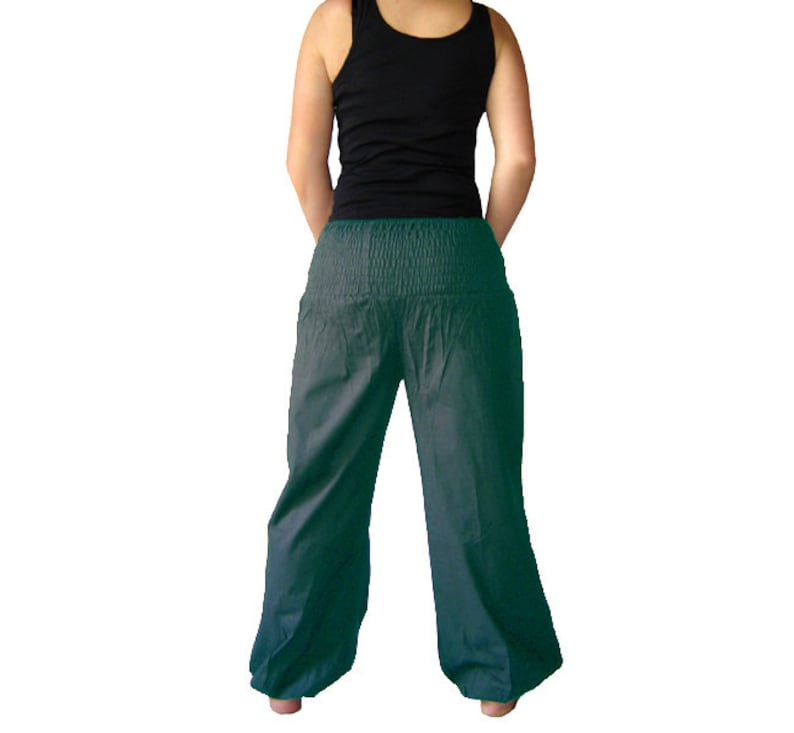 Pluderhose Pumphose Yoga Pants petrol kissagato image 4