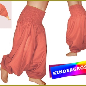 Children harem trousers Pumphose deep step old rose trousers Kissagato children's trousers Gr. 68 to 140 image 1