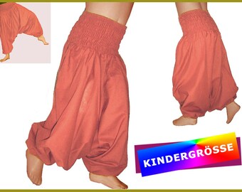 KINDER Pluderhose Pumphose tiefer Schritt altrosa Hose kissagato Kinderhose Gr. 68 bis 140