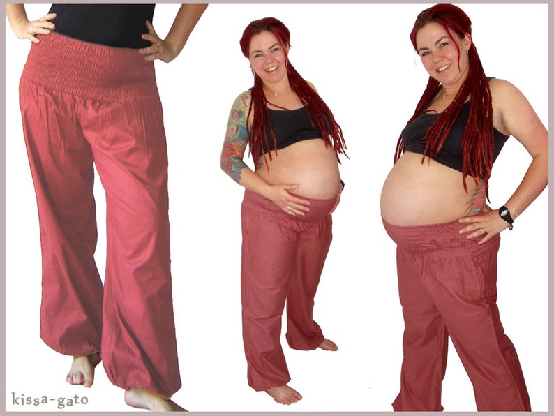 Harem trousers Pumphose yoga trousers old Rose Kissagato Pant image 1