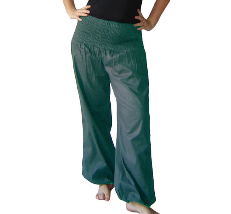 Pluderhose EXTRA LONG Pump pants Yoga pants petrol kissagato image 2