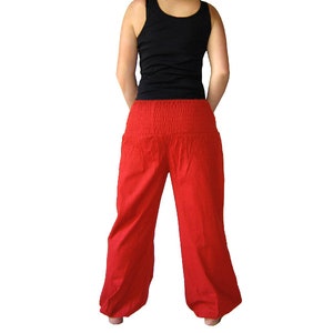 Pluderhose EXTRA LONG Pump pants Yoga pants red kissagato image 4