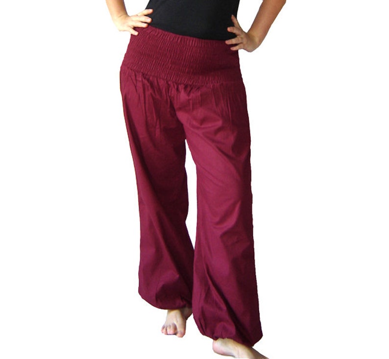 Pluderhose Pumphose Yoga Pants blackberry kissagato image 3