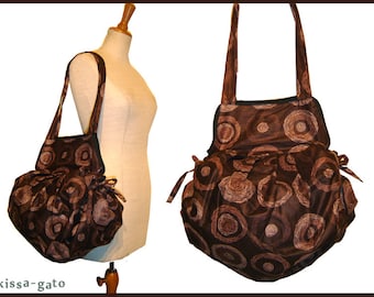 Balloon Bag tote Bag Brown light Kissagato shopper Shoulder Bag