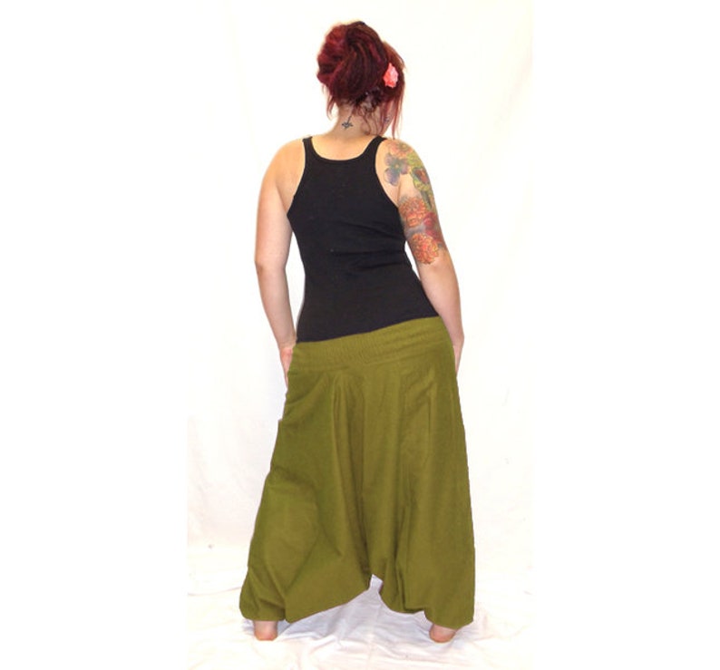 Harem pants Pluderhose Pump pants Sarouelhose Yoga ochre kissagato image 4