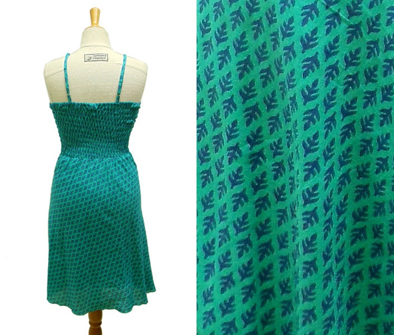 Summer dress dora Kissagato turquoise petrol Dress carrier dress S M l image 4