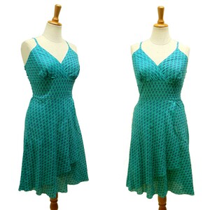 Summer dress dora Kissagato turquoise petrol Dress carrier dress S M l image 3