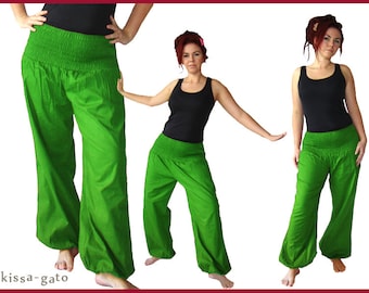 Pluderhose Pumphose Yoga Pants apple kissagato green