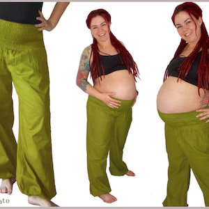 Harem trousers Pumphose Yoga trousers Olive Kissagato image 1