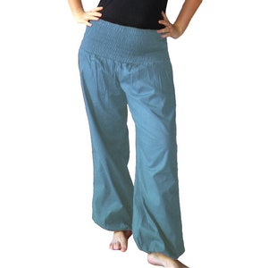 Harem pants harem pants yoga pants light blue kissagato image 3