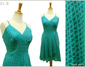 Summer dress dora Kissagato turquoise petrol Dress carrier dress S M l