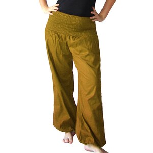 Pluderhose 100 cm Pump Pants Yoga Pants ochre kissagato SHORT SIZE image 2