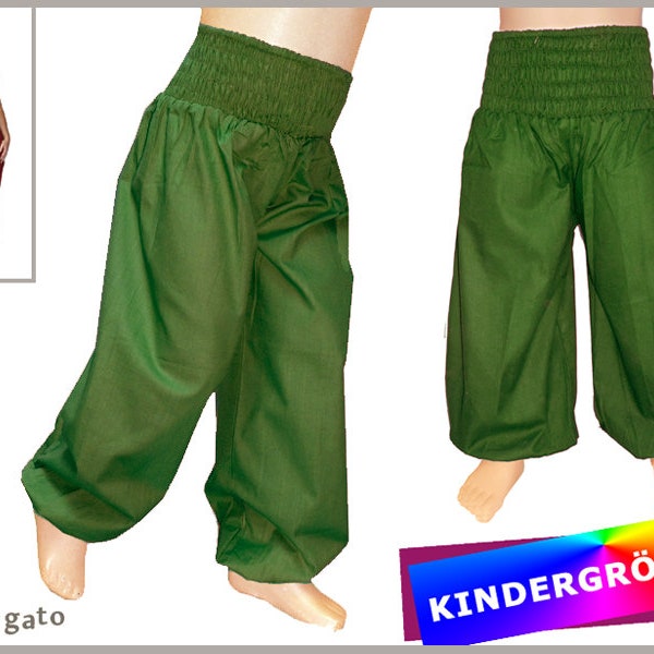 KIDS Pump Pants BOB Pluderhose dark green Pants kissagato Children's trousers size 68 to 140