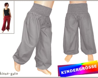 KINDER Pumphose BOB Pluderhose grau Hose kissagato Kinderhose Gr. 68 bis 110